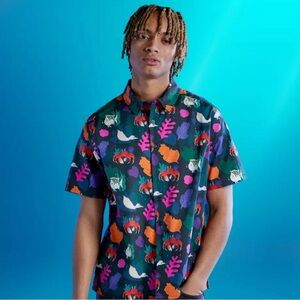 Disney Store The Little Mermaid Woven Shirt For Adults, Live Action Film